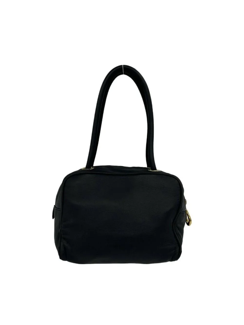 Loewe Vintage Anagram Logo Stamp Nappa Leather Mini Handbag Black